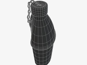 us bottle canteen wwii Model 3D