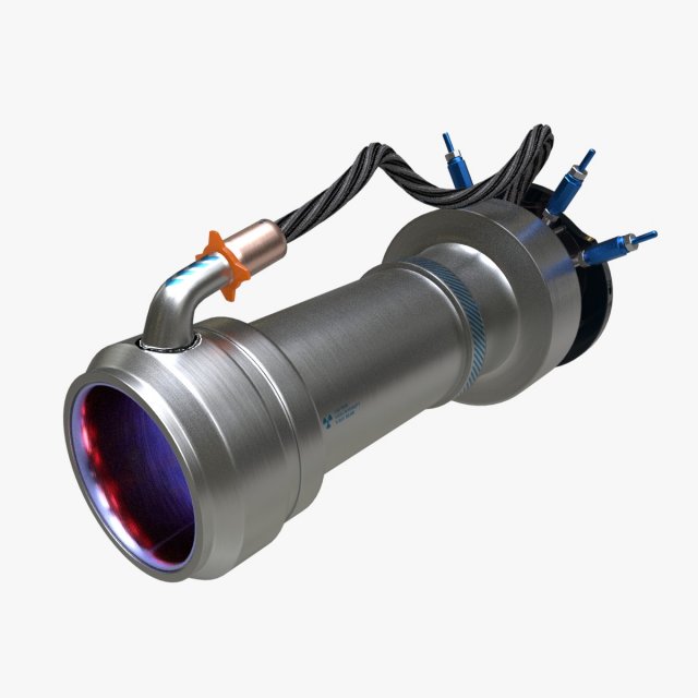 ion thruster 3D मॉडल .c4d .max .obj .3ds .fbx .stl .blend 