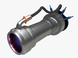 propulsore ionico Modello 3D