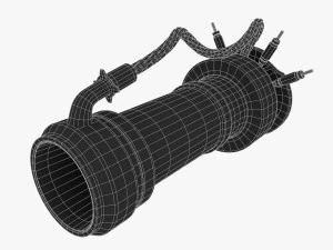 ion thruster 3D Model