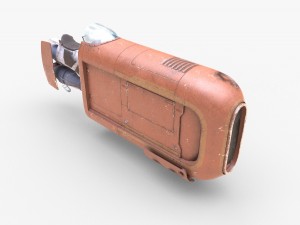 star wars reys speeder 3D Model