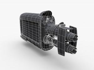 star wars reys speeder 3D Model