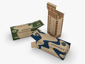 us k-ration boxes end war wwii 3D Model