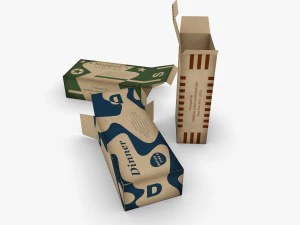 us k-ration boxes end war wwii 3D Model