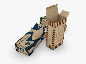 us k-ration boxes end war wwii 3D Model
