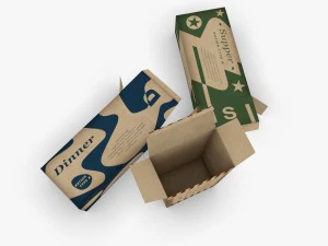 us k-ration boxes end war wwii 3D Model