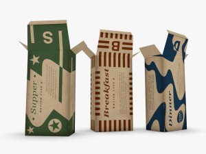 us k-ration boxes end war wwii Model 3D