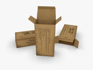 us k-ration boxes 3D Model