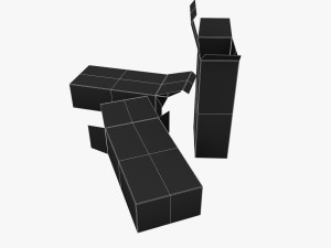 us k-ration boxes 3D Модель