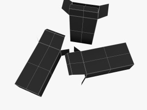 us k-ration boxes 3D Модель