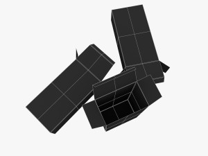 us k-ration boxes 3D Модель