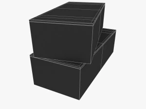 nosotros k y c raciones caja de madera segunda guerra mundial Modelo 3D