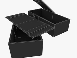 nosotros k y c raciones caja de madera segunda guerra mundial Modelo 3D
