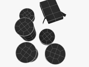 le razioni K americane sono state impostate durante la seconda guerra mondiale Modello 3D