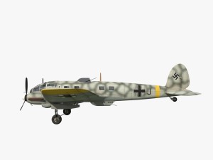 heinkel he 111 j 3D Model