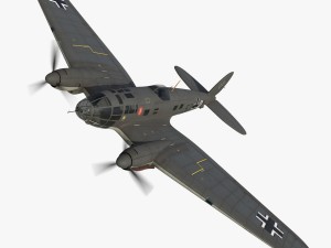 heinkel he 111 5j-dm 3D Model