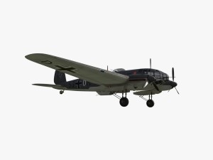 heinkel he 111 5j-dm 3D Model