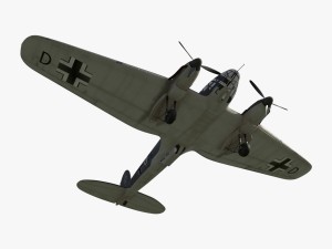 heinkel he 111 5j-dm 3D Model