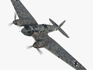 heinkel he 111 5j-gh 3D Model