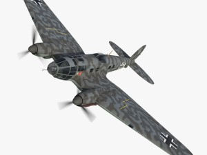 heinkel he 111 5j-gh Model 3D
