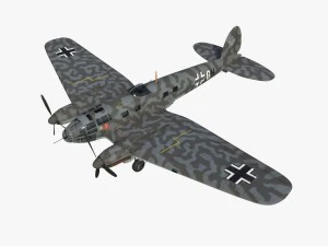 heinkel he 111 5j-gh 3D Model