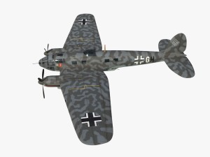 heinkel he 111 5j-gh 3D Model