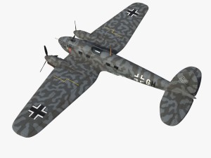 heinkel he 111 5j-gh 3D Model