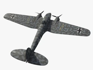 heinkel he 111 5j-gh 3D Model