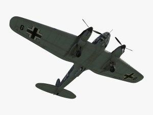 heinkel he 111 5j-gh 3D Model