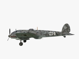 heinkel he 111 5j-gh 3D Model