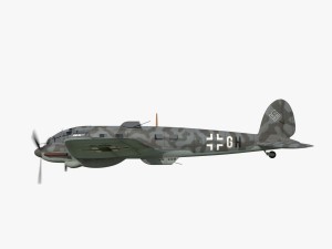 heinkel he 111 5j-gh 3D Model