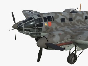 heinkel he 111 5j-gh 3D Model