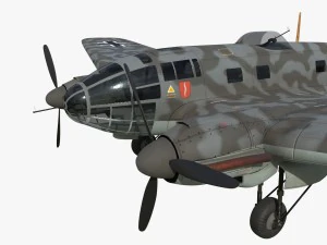 heinkel he 111 5j-gh 3D Model