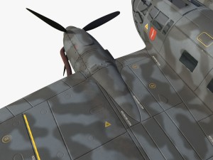 heinkel he 111 5j-gh 3D Model