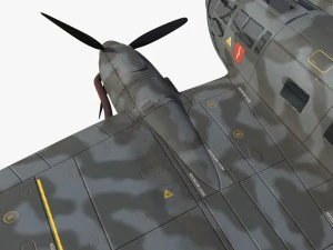heinkel he 111 5j-gh 3D Model
