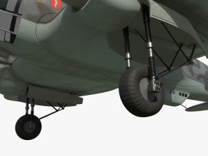 heinkel he 111 5j-gh 3D Model