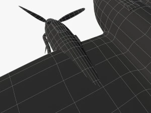 heinkel he 111 5j-gh 3D Model