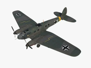 heinkel he 111 - eastern front collection 3D Model