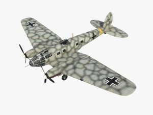heinkel he 111 - eastern front collection 3D Model