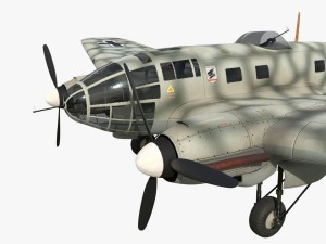 heinkel he 111 - eastern front collection 3D Model