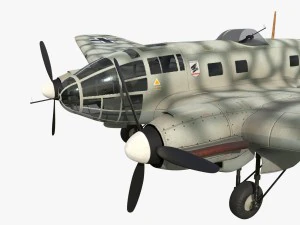 heinkel he 111 - eastern front collection 3D Model