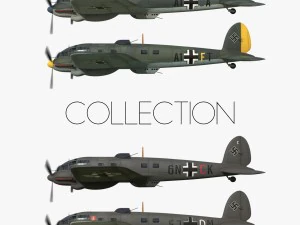 Heinkel He 111 &ndash; Sammlung der Schlacht um Gro&szlig;britannien 3D Modell