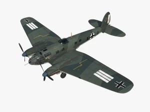 heinkel he 111 - battle of britain collection 3D Model