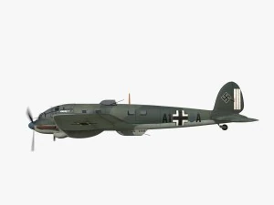 heinkel he 111 - battle of britain collection 3D Model
