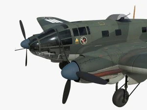 heinkel he 111 - battle of britain collection 3D Model