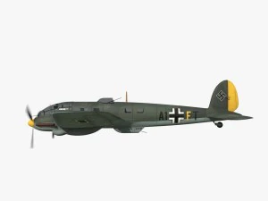 heinkel he 111 - battle of britain collection 3D Model