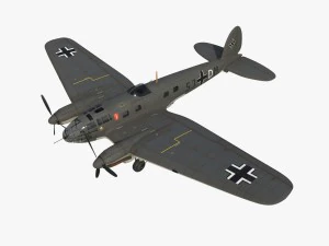 heinkel he 111 - battle of britain collection 3D Model