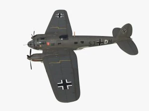 heinkel he 111 - battle of britain collection 3D Model