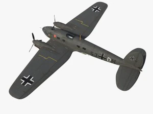 heinkel he 111 - battle of britain collection 3D Model