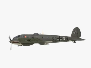 heinkel he 111 - battle of britain collection 3D Model